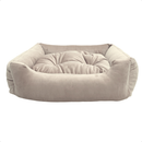 Cama Caminha Pet Suede Enchimento Siliconado e Zíper Removível