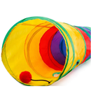 Túnel Colorido Gato Interativo Cachorro Labirinto Dobrável Pet Playground Toca Brinquedos Gatos