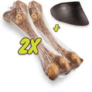 Kit Brinquedo de Roer Osso Para Cachorro Natural Comestível Mordedor