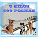 Jornal Papel Pet Limpo 2KG, 3KG, 4KG, 5KG, 10KG Tapete Pet Biodegradável FOLHAS GRANDES 50 ×70