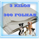 Jornal Papel Pet Limpo 2KG, 3KG, 4KG, 5KG, 10KG Tapete Pet Biodegradável FOLHAS GRANDES 50 ×70