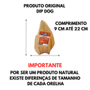 Petisco cachorro Orelha Bovina para Caes mordedor natural desidratado adestrador pet diversos kits