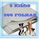 Jornal Papel Pet Limpo 2KG, 3KG, 4KG, 5KG, 10KG Tapete Pet Biodegradável FOLHAS GRANDES 50 ×70