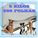 Jornal Papel Pet Limpo 2KG, 3KG, 4KG, 5KG, 10KG Tapete Pet Biodegradável FOLHAS GRANDES 50 ×70