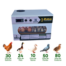 Chocadeira Automatica 35 a 45 Ovos de Galinha ou 90 Ovos de Codorna + Ovoscopio + APP de BÔNUS