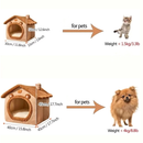 Casa para cães e gatos, mantenha aquecido, adequado para todas as estações, lavável removível, suprimentos para animais