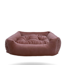Cama Caminha Pet Suede Enchimento Siliconado e Zíper Removível