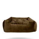 Cama Caminha Pet Suede Enchimento Siliconado e Zíper Removível