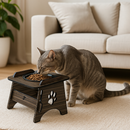Comedouro Bebedouro Pet Suspenso Para Gato e Cachorro Com TAMPAS