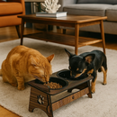 Comedouro Bebedouro Pet Suspenso Para Gato e Cachorro Com TAMPAS