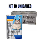 KIT 10 SACHÊS OPTIMUM GATO ESCOLHA SABOR E CATEGORIA 85G