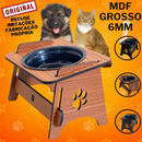 Comedouro Bebedouro Pet Suspenso Para Gato e Cachorro Com TAMPAS