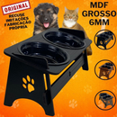 Comedouro Bebedouro Pet Suspenso Para Gato e Cachorro Com TAMPAS