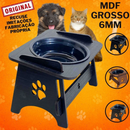 Comedouro Bebedouro Pet Suspenso Para Gato e Cachorro Com TAMPAS