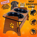 Comedouro Bebedouro Pet Suspenso Para Gato e Cachorro Com TAMPAS