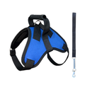 Coleira pet resistente para cachorro pitbull labrador dogo rottweiller + guia peitoral de cão husky