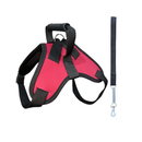 Coleira pet resistente para cachorro pitbull labrador dogo rottweiller + guia peitoral de cão husky