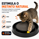 Arranhador para Gatos Redondo com Bolinha Interativo Relax Antiestresse Brinquedos para Gatos
