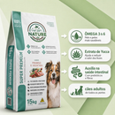 Ração Premium Grain Nature 15kg – Com Ômega 3 e 6 e Extrato de Yucca