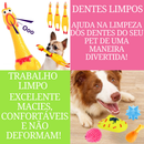 KIT BRINQUEDO MORDEDOR PET CÃES GATOS APITO