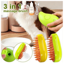 KIT 2 Escovas A Vapor 3 Em 1 Para Cães E Gatos De Estimação Remoção De Pêlos