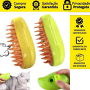 KIT 2 Escovas A Vapor 3 Em 1 Para Cães E Gatos De Estimação Remoção De Pêlos