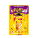 Kit 15 unid Sachê Friskies Alimento Úmido Gatos Carne Frango Atum Peixe Branco Cordeiro Salmão Peru