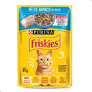 Kit 15 unid Sachê Friskies Alimento Úmido Gatos Carne Frango Atum Peixe Branco Cordeiro Salmão Peru